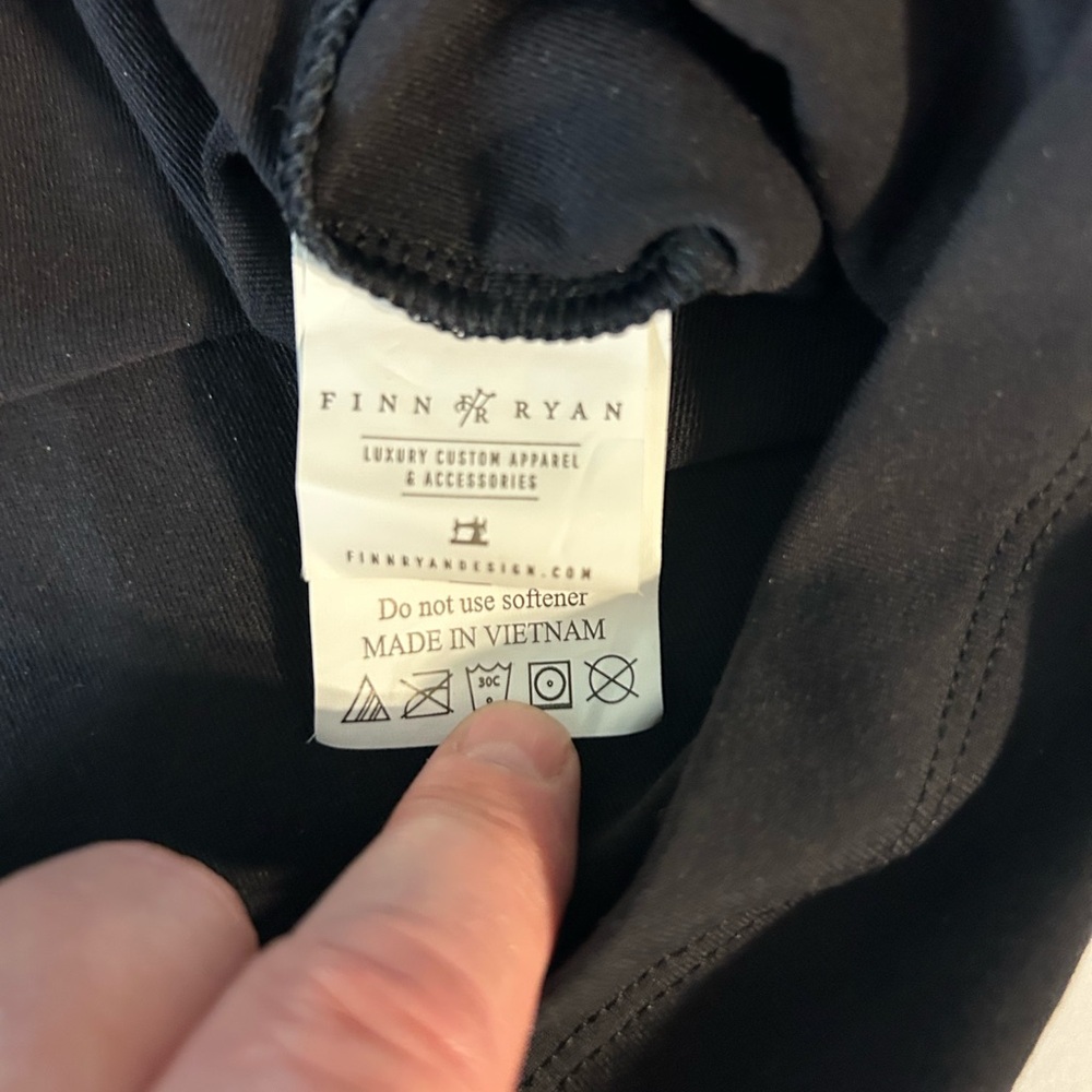 Finn Ryan Luxury Custom Apparel Men’s Black Performance Jacket w/ 2020 superbowl - Picture 2 of 6